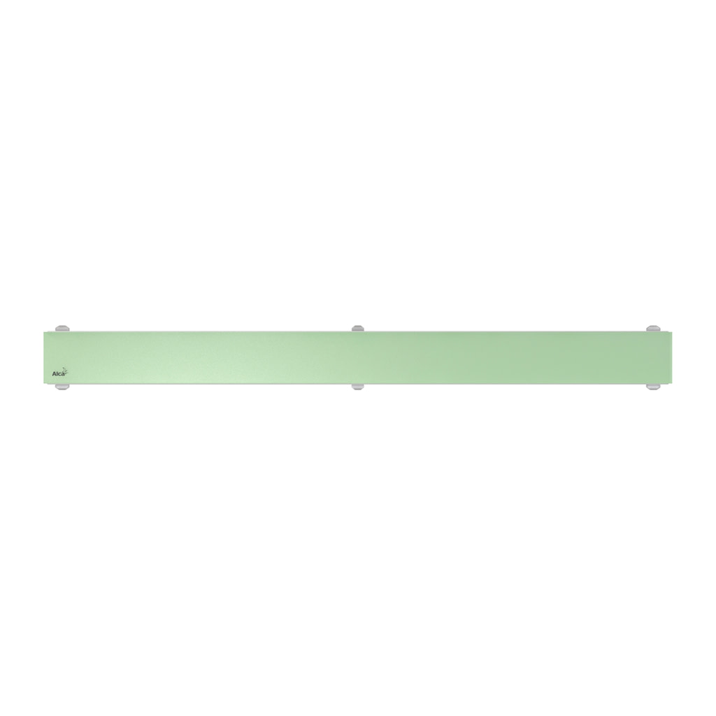 AlcaPlast GL1202-550 - GLASS – Rošt pre líniový podlahový žľab, sklo-zelená