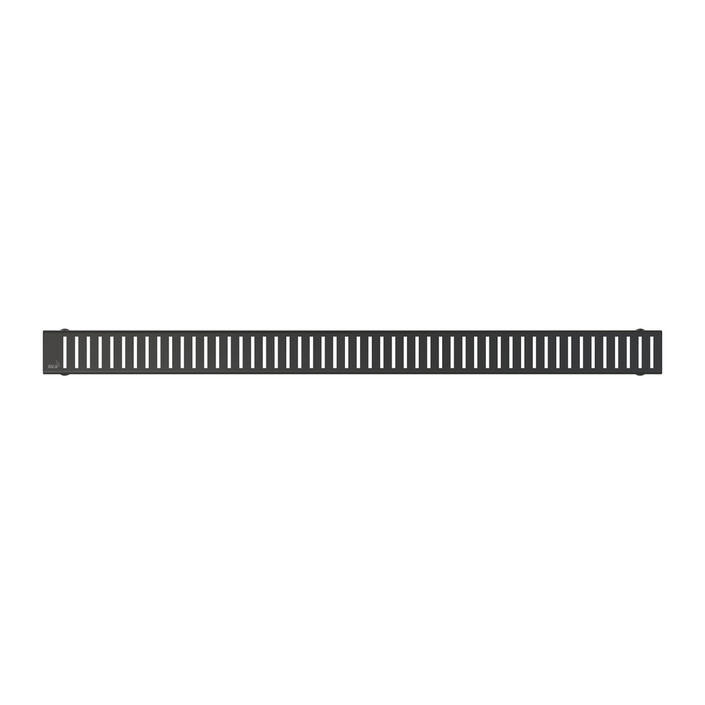 AlcaPlast PURE-300BLACK - Rošt pre líniový podlahový žľab, čierna-mat
