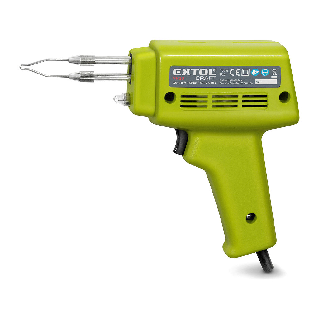 Extol Craft 9920 - Pištoľ spájkovacia, príkon 100W