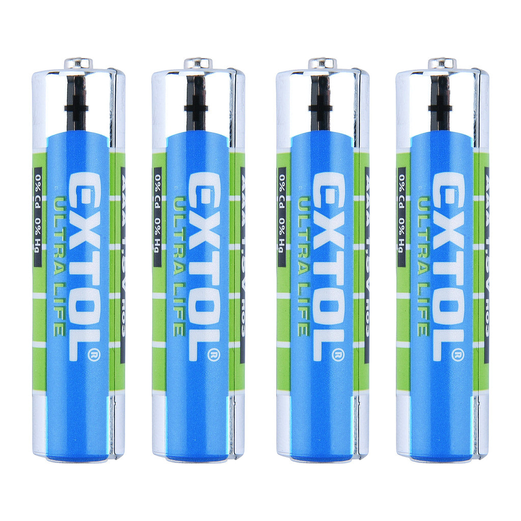 Extol Energy 42000 - Batéria zink-chloridová 4ks, 1,5V, typ AAA