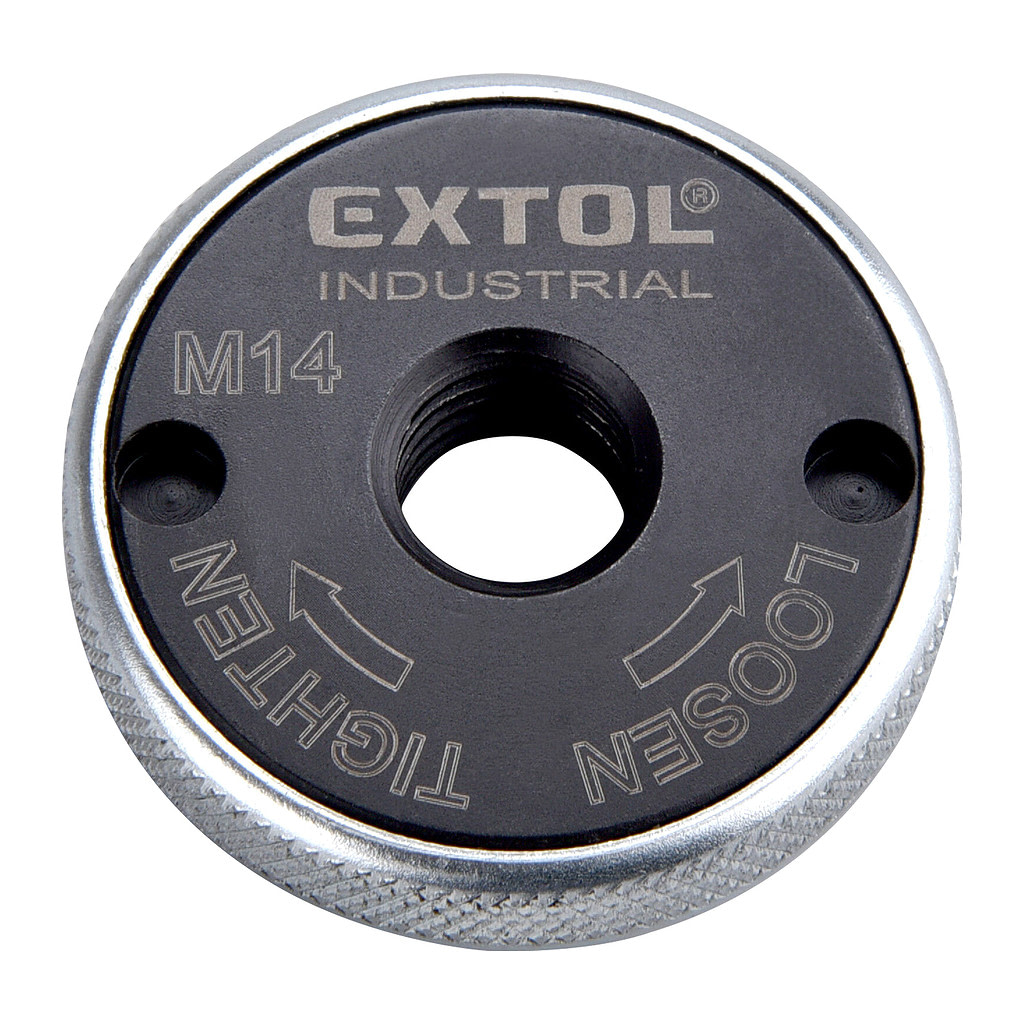Extol Industrial 8798050 - Matica upínacia pre uhlovú brúsku beznástrojová, M14, 107g