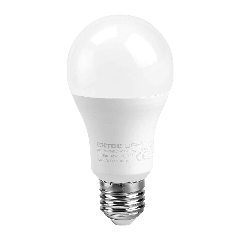 Extol Light 43004 - Žiarovka LED, 12W, 1055lm, E27, pr.60mm