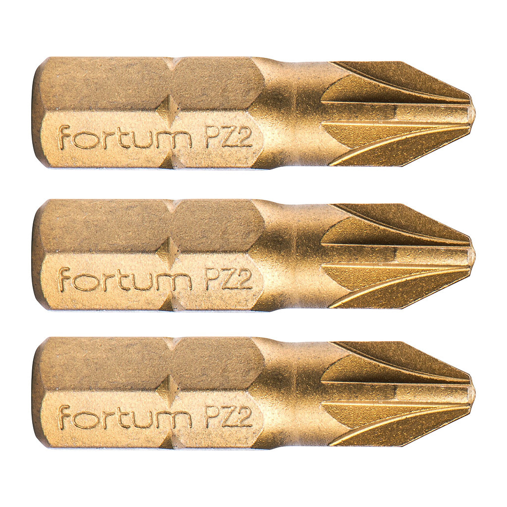 Fortum 4741372 - Bit krížový 3ks, PZ 2x25mm
