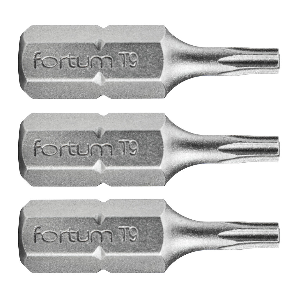 Fortum 4741409 - Bit torx 3ks, T 9x25mm