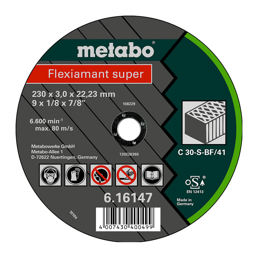 Metabo 616733000 - Flexiamant super 125x2,5x22,23 kameň, TF 41