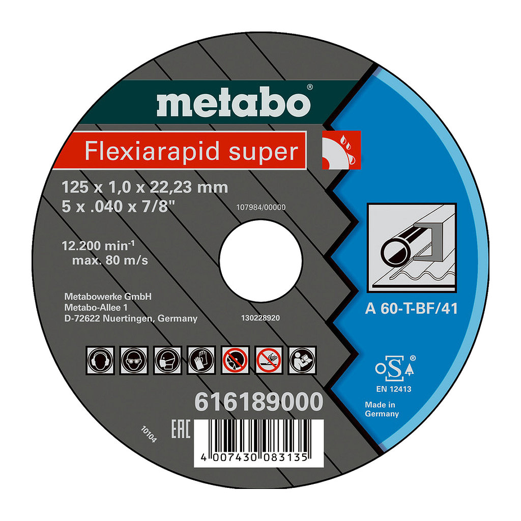 Metabo 616191000 - Flexiarapid super 115x1,6x22,23 oceľ, TF 41