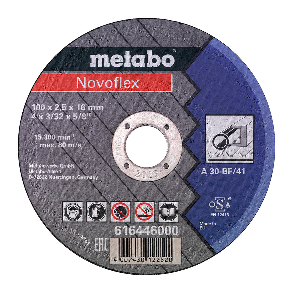 Metabo 616446000 - Novoflex 100x2,5x16,0 oceľ, TF 41
