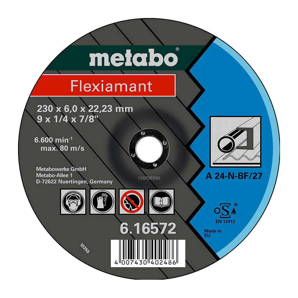 Metabo 616745000 - Flexiamant 100x6,0x16,0 oceľ, SF 27