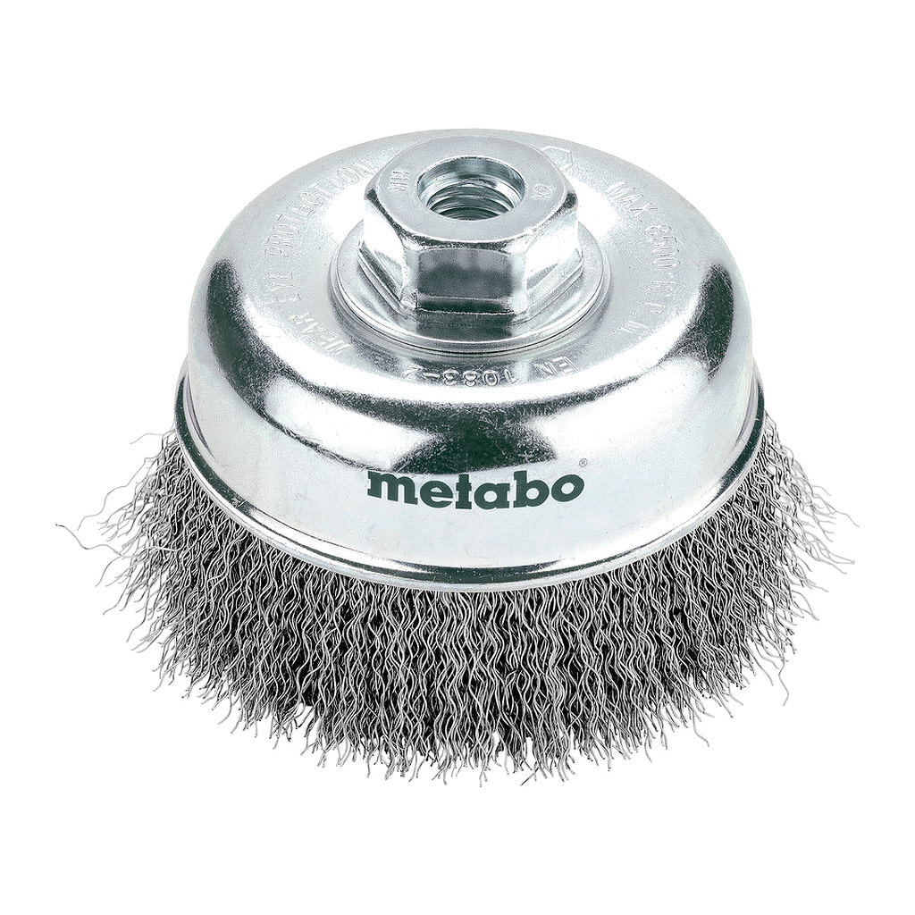 Metabo 623719000 - Hrncovitá kefa 100x0,3 mm/ M 14, zvlnený oceľový drôt