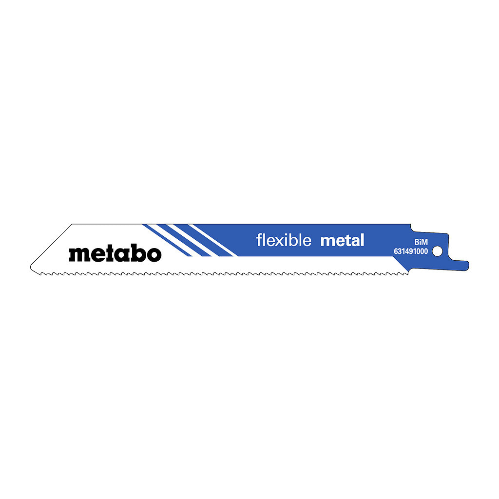 Metabo 631491000 - 5 pílových listov do šabľovej píly „flexible metal“ 150 x 0,9 mm