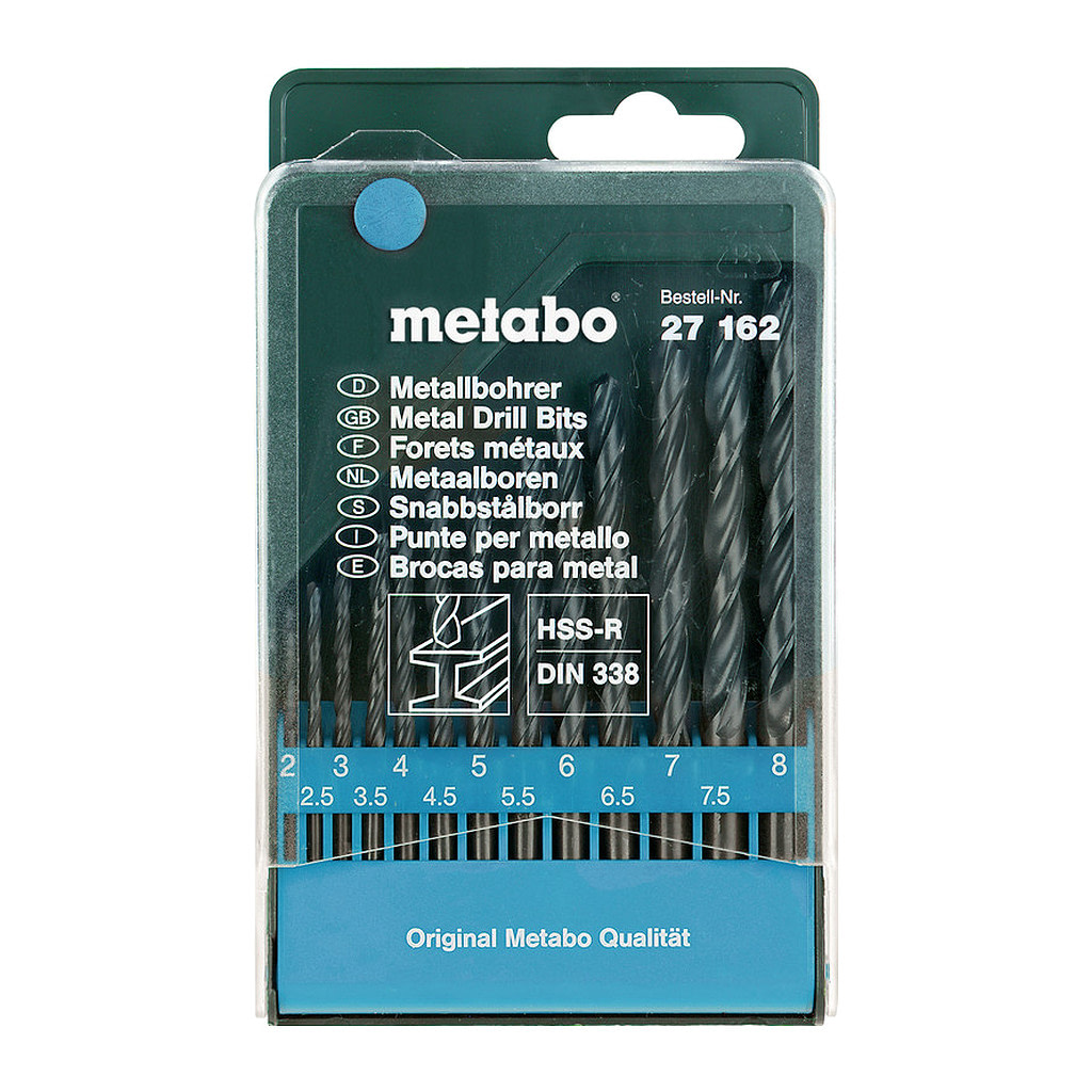 Metabo 627162000 - Kazeta s vrtákmi HSS-R, 13-dielna