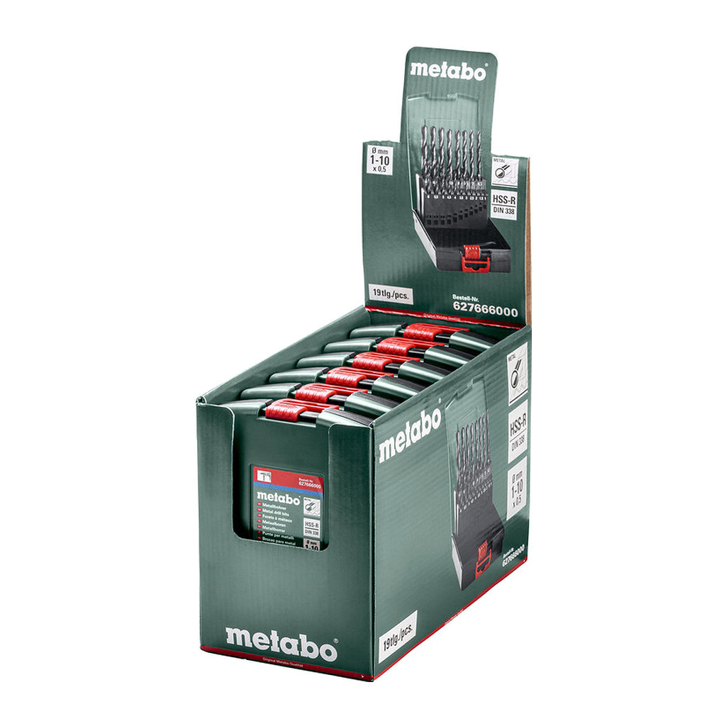 Metabo 627666000 - Plastová kazeta HSS-R, SP, 19-dielna
