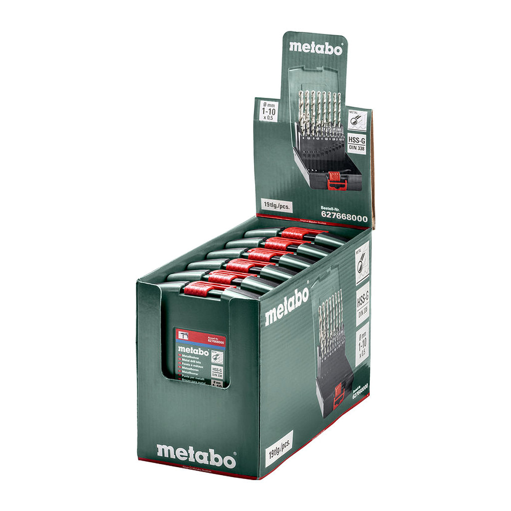Metabo 627668000 - Plastová kazeta HSS-G, SP, 19-dielna