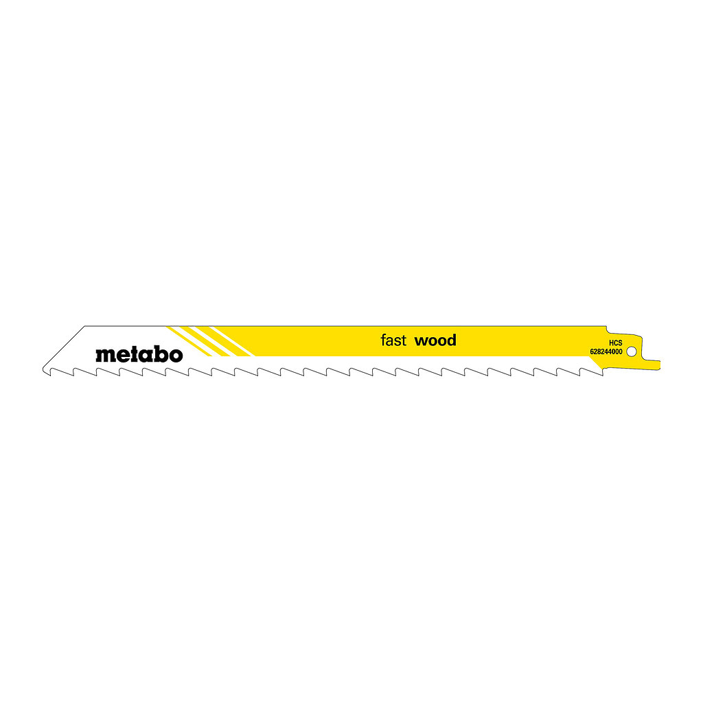 Metabo 628244000 - 5 pílových listov do šabľovej píly „fast wood“ 225 x 1,25 mm
