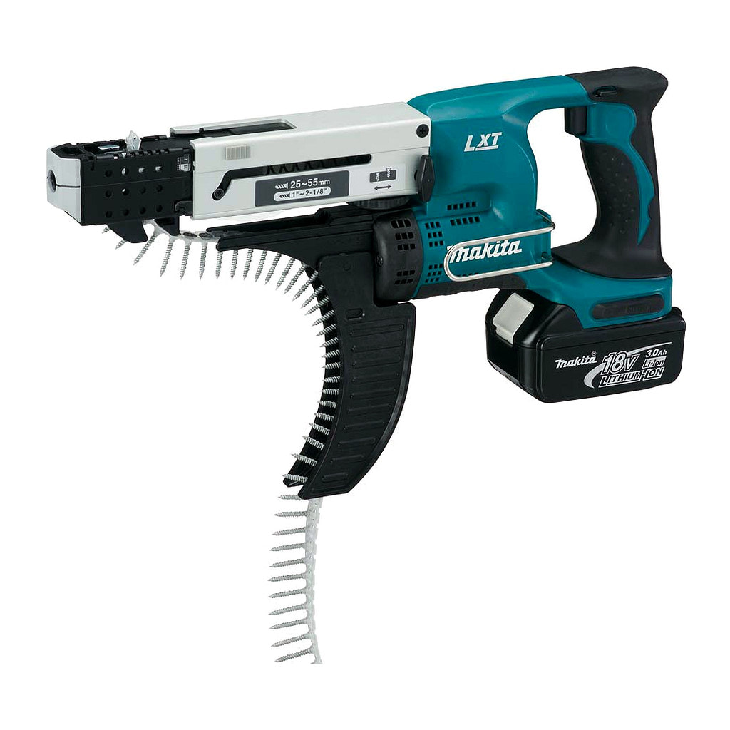 Makita DFR550RFE - AKUMULÁTOROVÝ SKRUTKOVAČ S AUTOMATICKÝM ZÁSOBNÍKOM