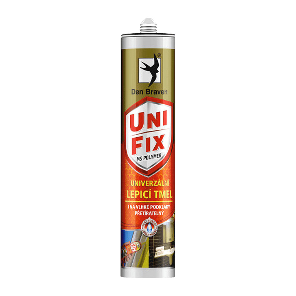 Den Braven 52012BD - MS UNIFIX na všetky tmelenia a lepenia 290 ml kartuša biela