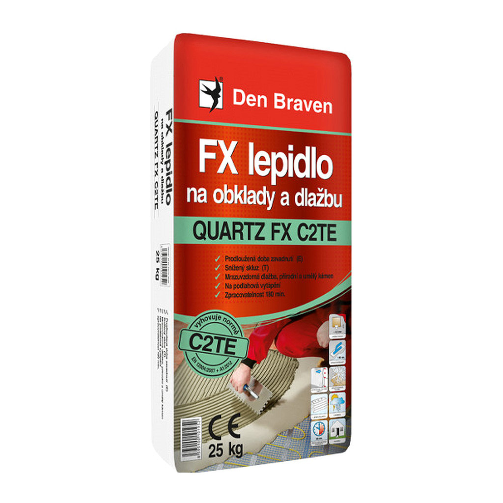 Den Braven 571044RL - FX lepidlo na obklady a dlažbu QUARTZ FX C2TE 7 kg vrece