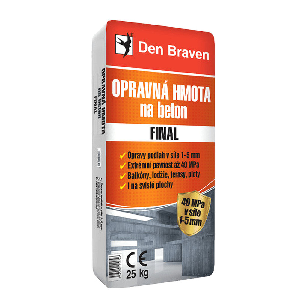 Den Braven 57600Q - Opravná hmota na betón FINAL 5 kg vrece