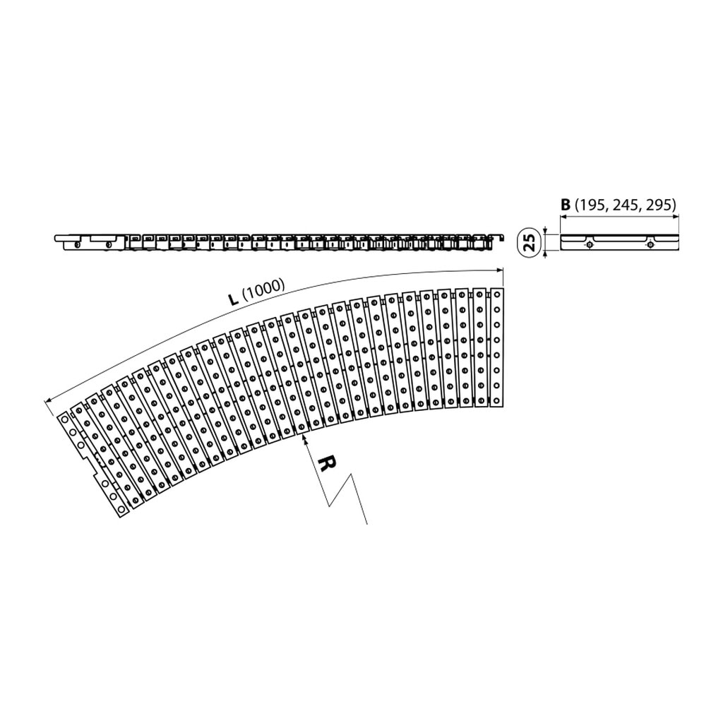 AlcaPlast AP3-245-R-1000