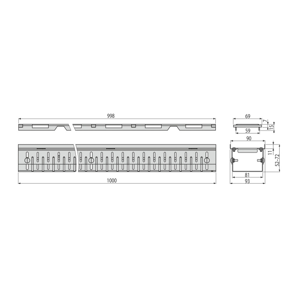 AlcaPlast ADZ104V-1000