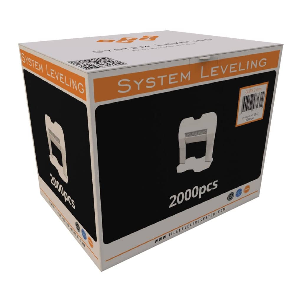 System Leveling nivelačné spony 2 mm – 2000 ks (SL1132)