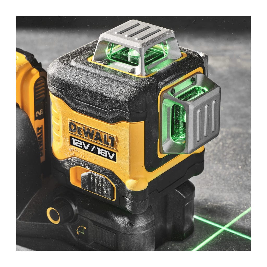 DeWalt DCE089NG18 - Krížový laser (3x360°) zelený 12V/18V, 35m, bez aku a nabíjačky, kufor Tstak