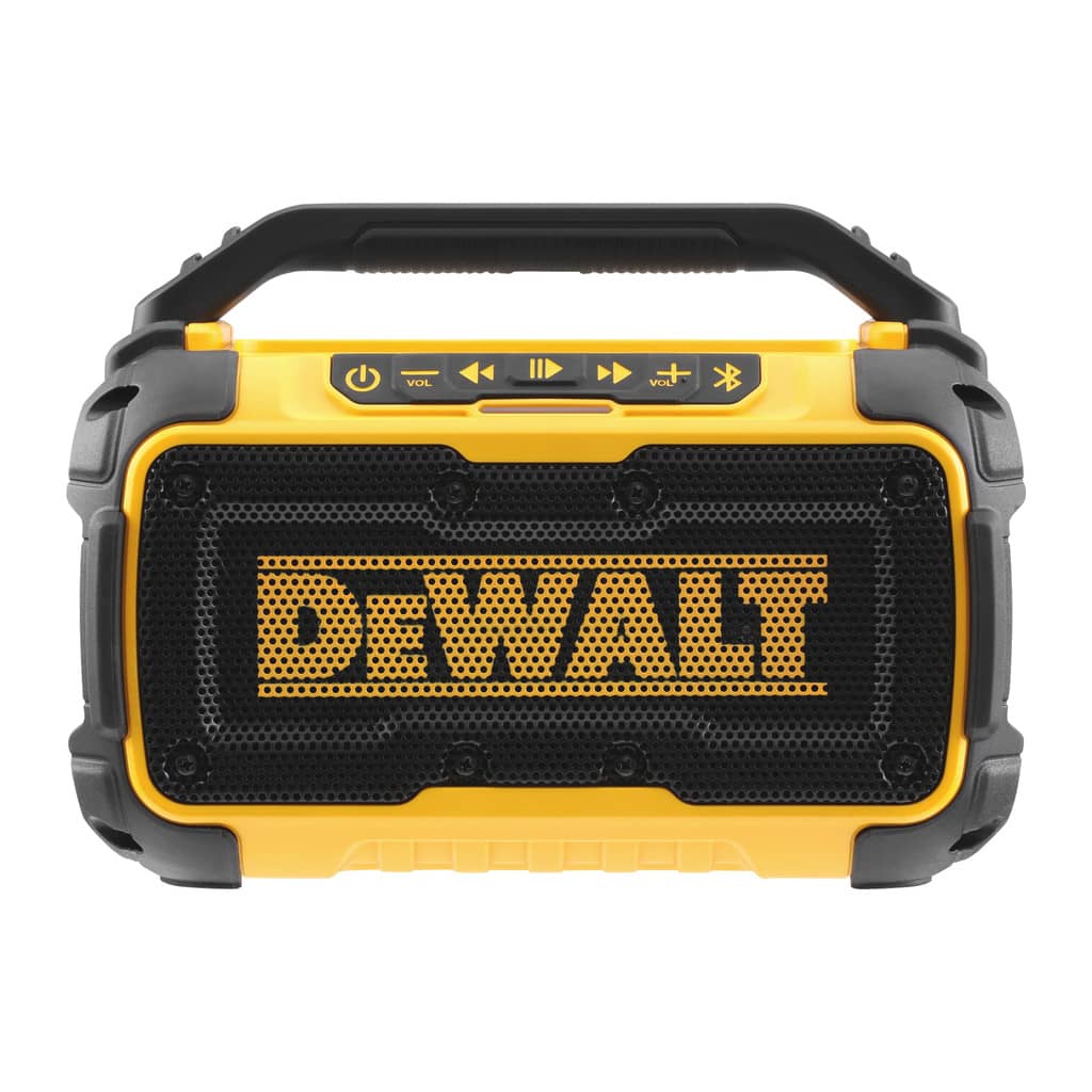 Dewalt DCR011 – Bluetooth® reproduktor 10,8-18V XR® Premium, bez AKU a nabíjačky