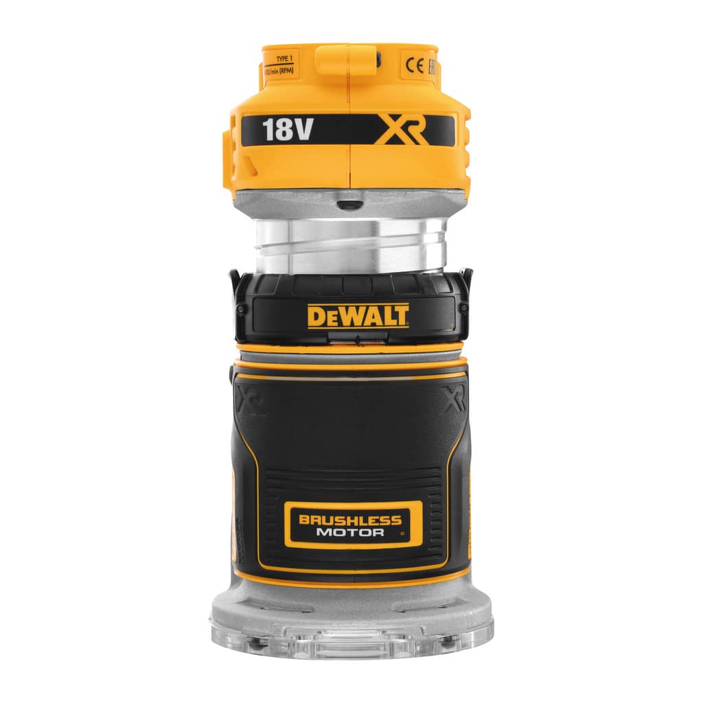 DeWalt DCW600N - Bezuhlíková aku ohraňovacia frézka 18V, 8mm, bez aku a nabíjačky