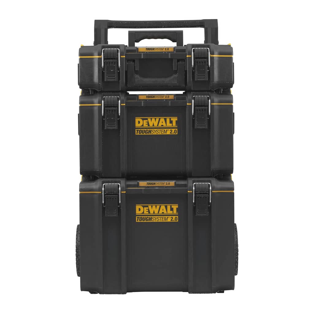 DeWalt DWST83402-1 - Sada kufrov Toughsystem 2.0 na koliečkach, DS450 + DS30 + DS166