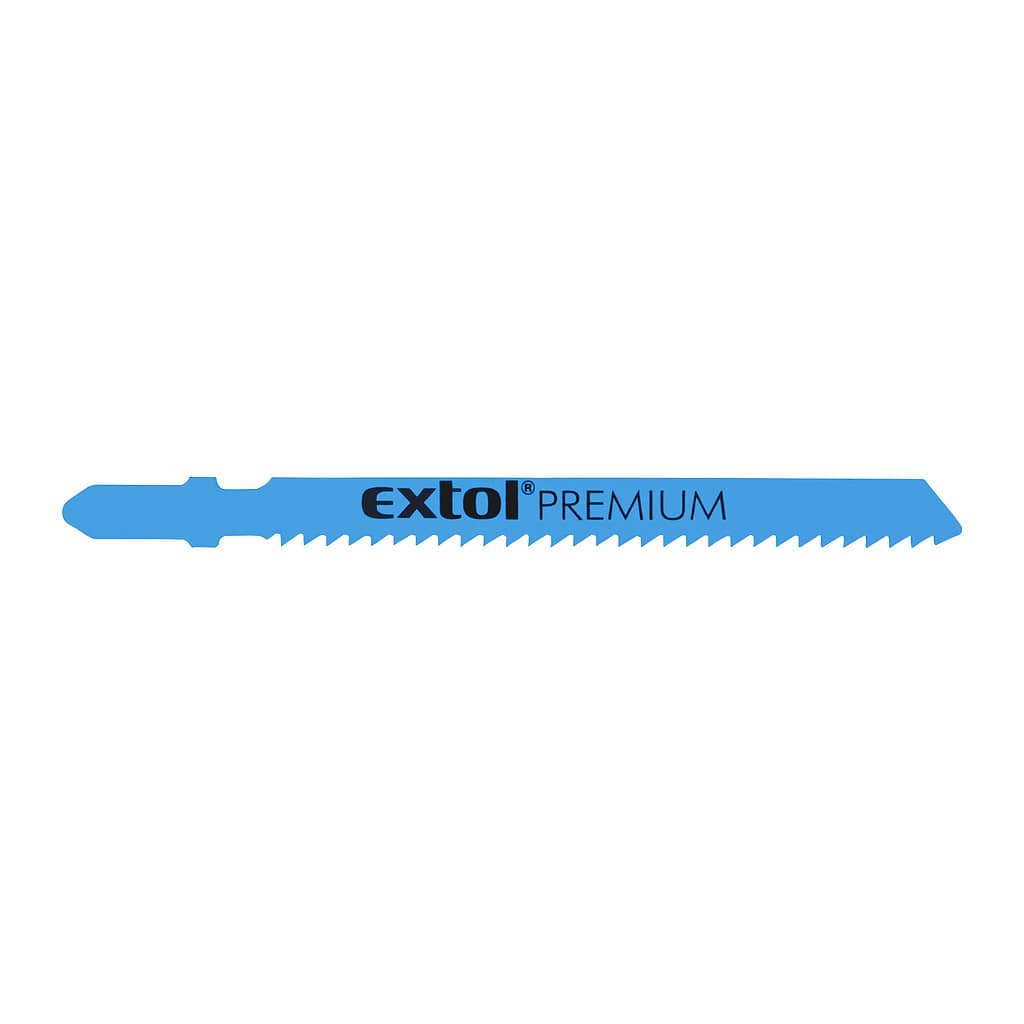 Extol Premium 8805203 - List pílový do priamočiarej pílky 5ks, BiM 75mm, čistý rez, úchyt BOSCH