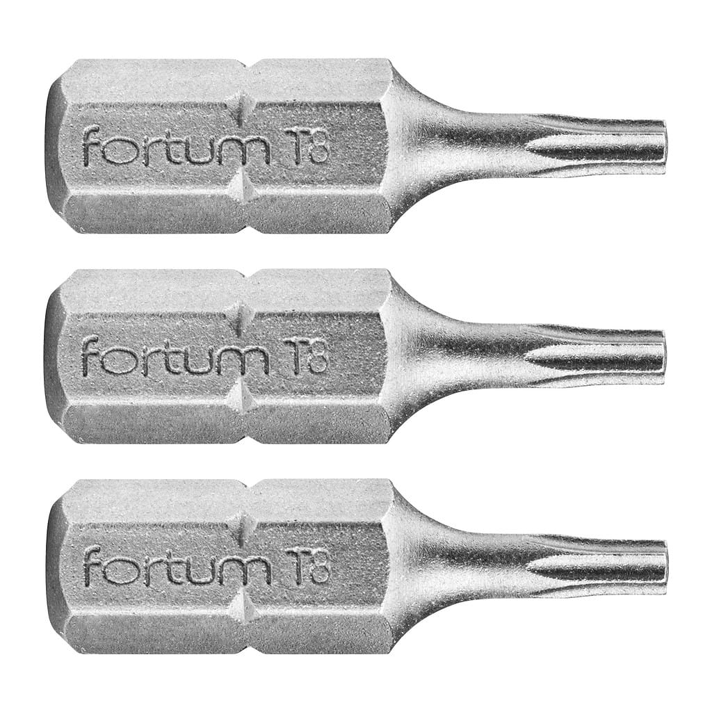 Fortum 4741408 - Bit torx 3ks, T 8x25mm