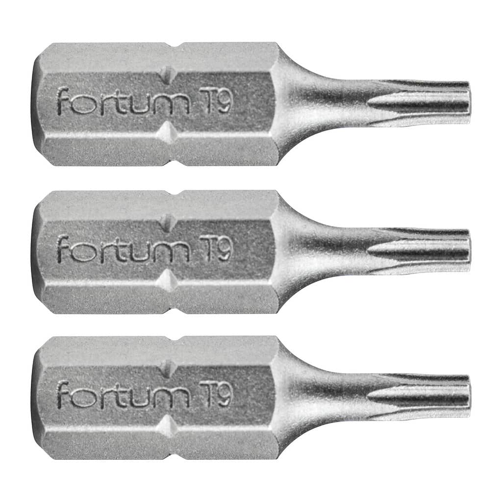 Fortum 4741409 – Bit torx 3ks, T 9x25mm