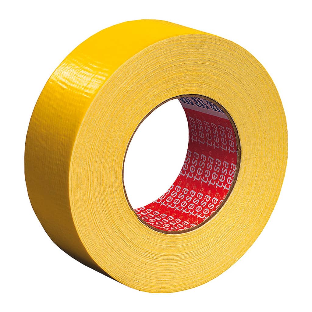 Tesa 94662 – Páska lepiaca textilná 4662, 48mmx50m, nosič textil, žltá
