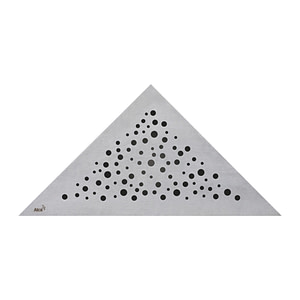AlcaPlast VIEW - Rošt pre rohový podlahový žľab, nerez-mat
