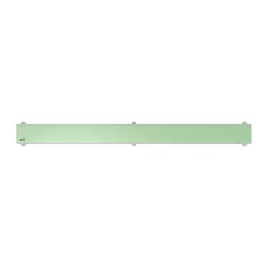 AlcaPlast GL1202-300 - GLASS – Rošt pre líniový podlahový žľab, sklo-zelená