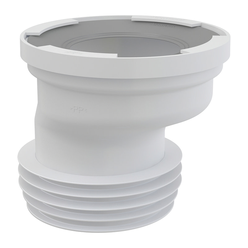 AlcaPlast A991-20 - Dopojenie k WC excentrické 20 mm
