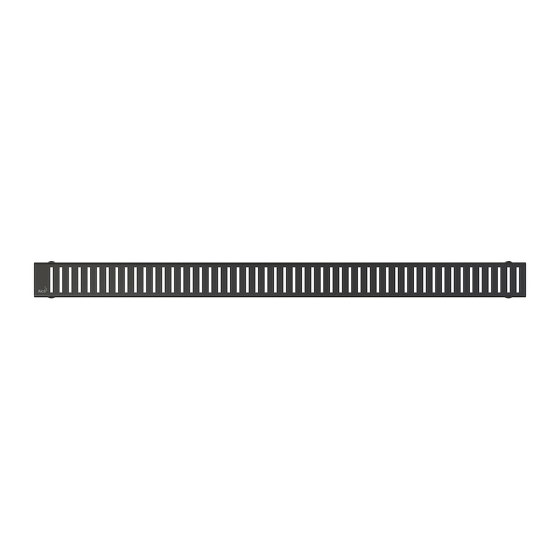 AlcaPlast PURE-750BLACK - Rošt pre líniový podlahový žľab, čierna-mat