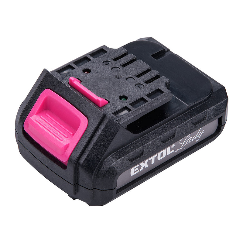 Extol Craft 402401E - Akumulátor 12V/1,3Ah, Li-ion, ružový, pre 402401