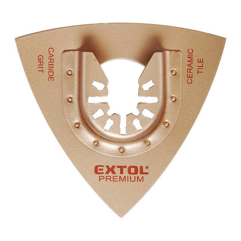Extol Premium 8803860 - Rašpľa trojuholníková na keramiku a porobetón 78mm, volfrám