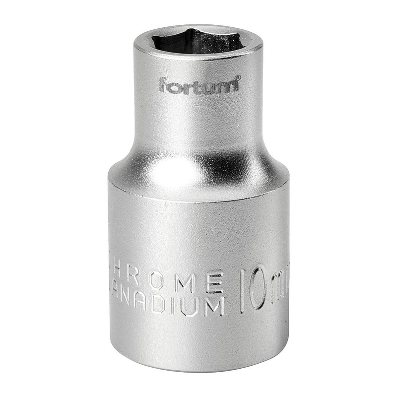 Fortum 4700410 - Hlavica nástrčná, 10mm, 1/2”