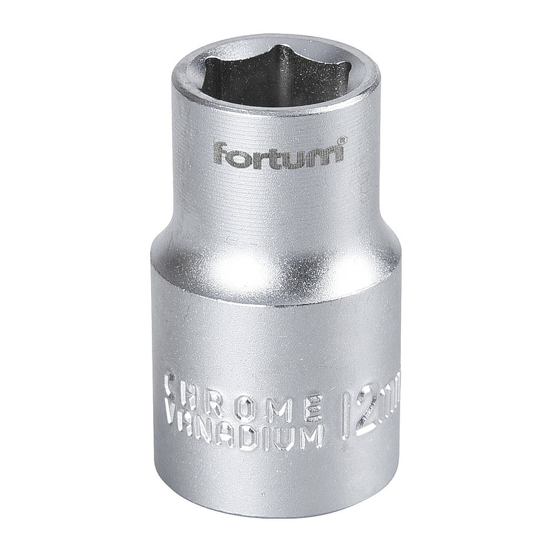 Fortum 4700412 - Hlavica nástrčná, 12mm, 1/2”
