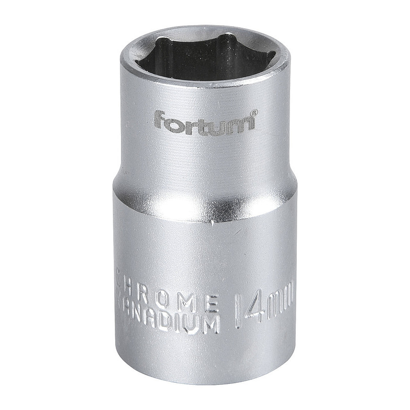 Fortum 4700414 - Hlavica nástrčná, 14mm, 1/2”