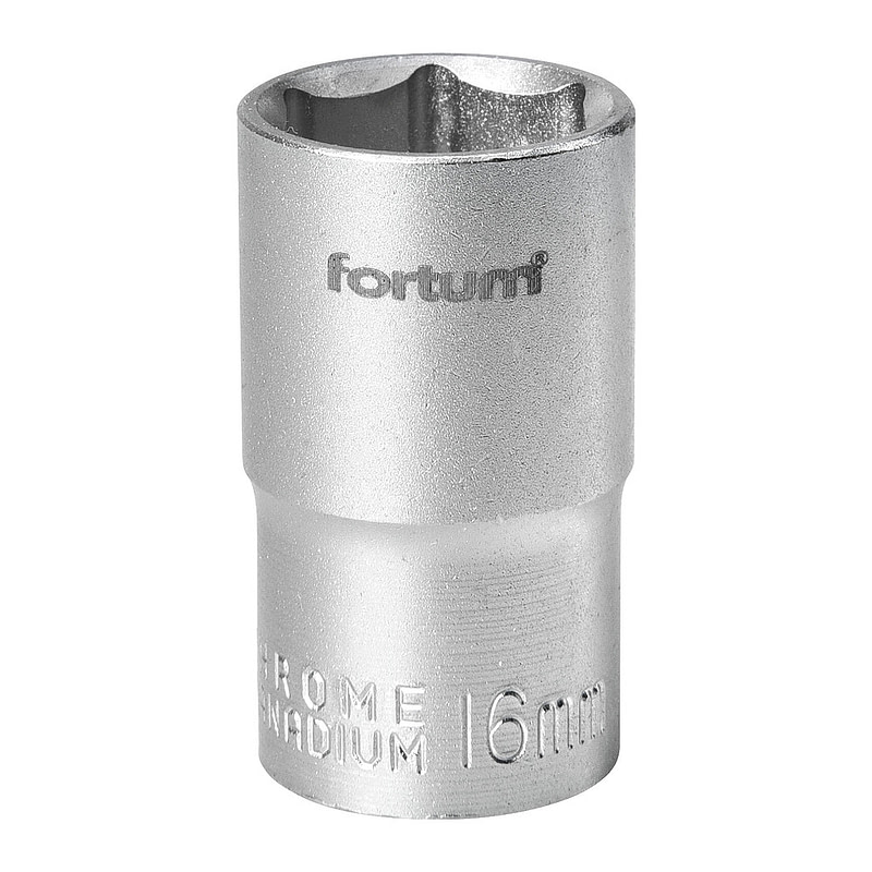 Fortum 4700416 - Hlavica nástrčná, 16mm, 1/2”