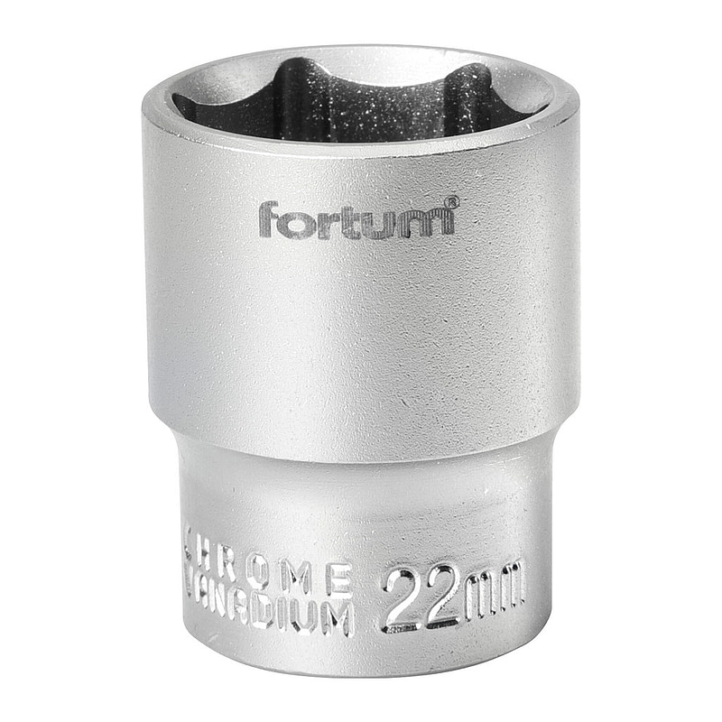 Fortum 4700422 - Hlavica nástrčná, 22mm, 1/2”