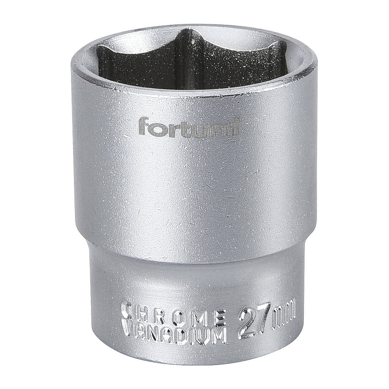 Fortum 4700427 - Hlavica nástrčná, 27mm, 1/2”