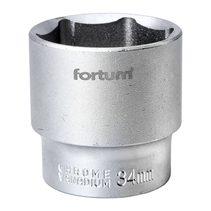 Fortum 4700434 - Hlavica nástrčná, 34mm, 1/2”