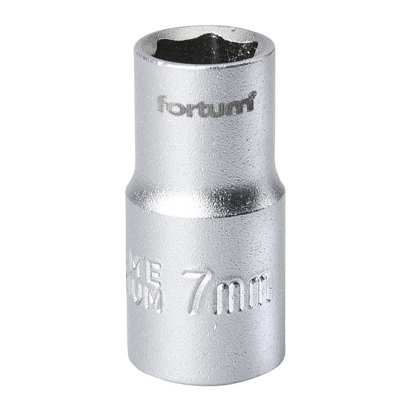 Fortum 4701407 - Hlavica nástrčná, 7mm, 1/4”