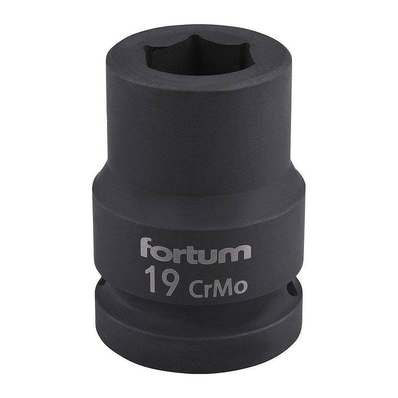 Fortum 4703019 - Hlavica nástrčná rázová, 19mm, 3/4”
