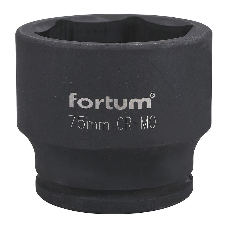 Fortum 4703075 - Hlavica nástrčná rázová, 75mm, 3/4”