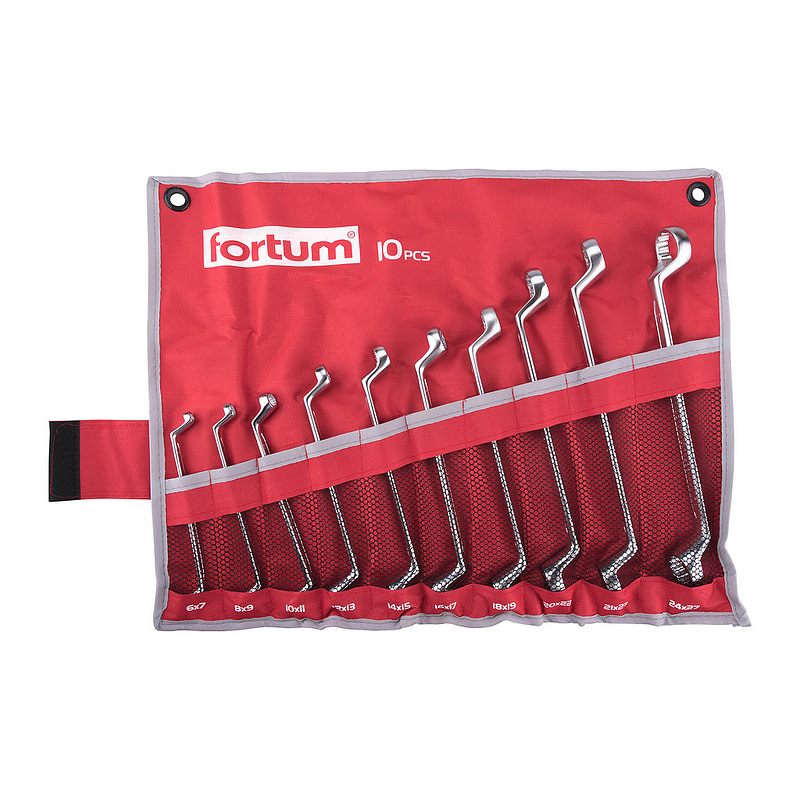 Fortum 4730301 - Kľúče očkové , 10-dielna sada, 6-27mm